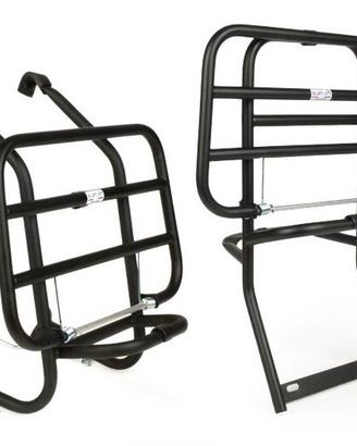 Coppia Portapacchi Neri Vespa PX - Arcobaleno -LML