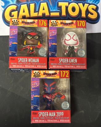 Lotto 3x Funko Minis - serie Spiderman 170 172 176