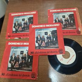 Lotto 45 giri Domenico Modugno / Arnoldo Foà 
