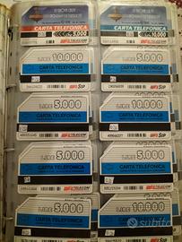 schede telefoniche tiratura limitata 