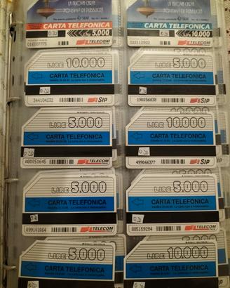 schede telefoniche tiratura limitata 