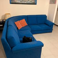 Divano letto in tessuto sfoderabile