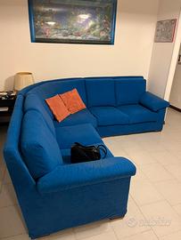 Divano letto in tessuto sfoderabile