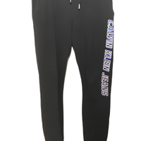 Joggers Calvin Klein Jeans in cotone nero con logo
