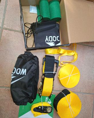 Slackline super kit 18 m. NUOVO!!