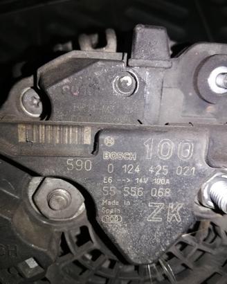 Alternatore OPEL MERIVA 1364cc benzina del 2005