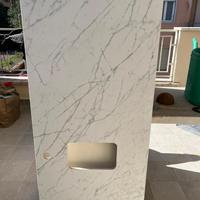 Top in gres per lavabo e mobile bagno
