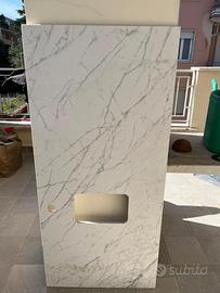 Top in gres per lavabo e mobile bagno