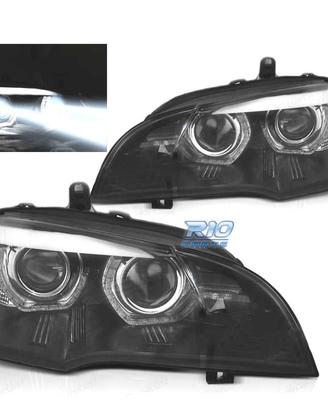 FARI BMW X5 E70 07-13 ORIGINALE XENON ANGEL EYES 3