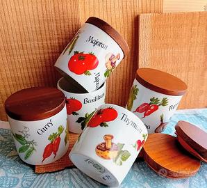 Barattoli spezie  Gerold  Porzellan  Bavaria '60