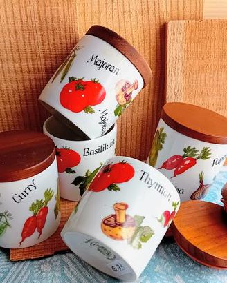 Barattoli spezie  Gerold  Porzellan  Bavaria '60