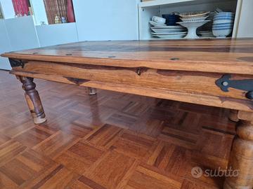 tavolino legno etnico