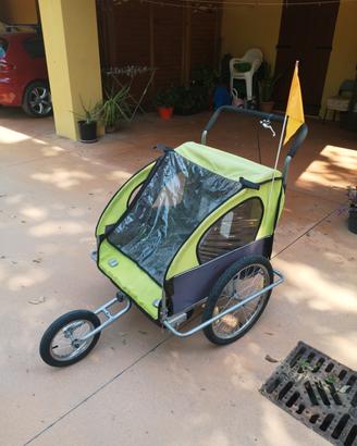 carretto porta bambini per bici