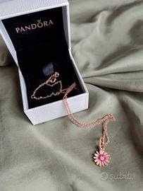 Pandora Charm Ciondolo margherita rosé