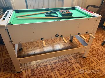 Calcio balilla + biliardo