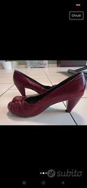 scarpe bordeaux 