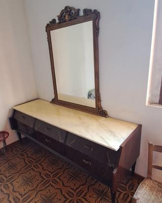 mobile camera da letto  con specchio