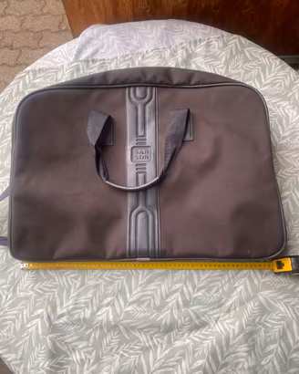 Borsone da viaggio vintage Sanson marrone scuro