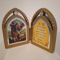 Dittico San Michele Arcangelo con preghiera