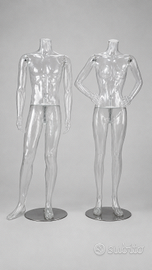 Manichino silhouette uomo donna trasparente