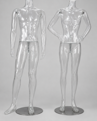Manichino silhouette uomo donna trasparente