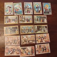 figurine carne Liebig varie serie ristampa 1978