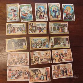 figurine carne Liebig varie serie ristampa 1978