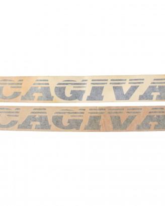 Coppia adesivi superiori fianchi Cagiva Freccia C9