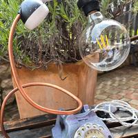 Telefono vintage lampada viola lavanda