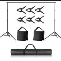 Sistema di supporto per sfondo fotografico