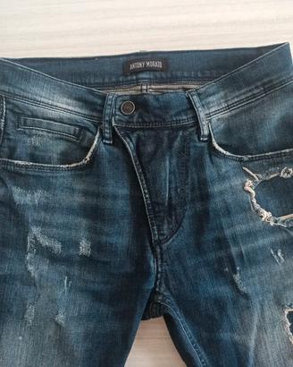 Jeans skinny uomo Antony Morato blu scuro taglia s