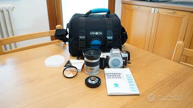 Minolta Dynax 505si Super+AF Zoom 28–80mm + borsa