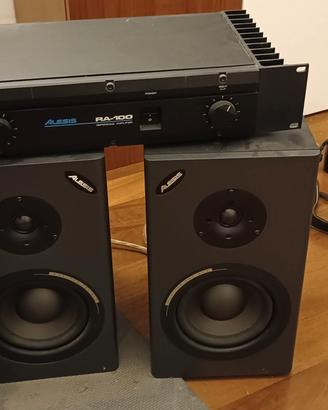 Amplificatore: Alesis RA-100 e 2 casse