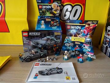 LEGO BACK TO FUTURE 71201+71230+77256 ,USATI.