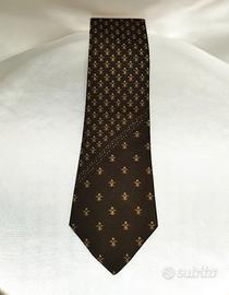 ANNI '80 - Cravatta uomo Christyan marrone Vintage