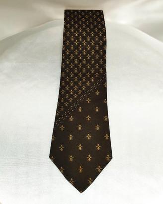 ANNI '80 - Cravatta uomo Christyan marrone Vintage