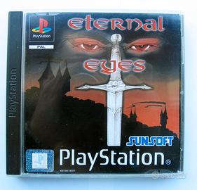 PS1 Eternal Eyes Manuale Multilingua