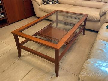 Tavolino di cristallo