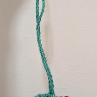 Coppia di ciliegie all’uncinetto handmade