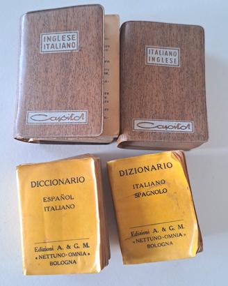 Mini dizionari anni 50-60