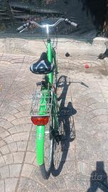 bicicletta da donna verde 