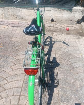 bicicletta da donna verde 