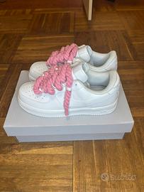 Airforce 1 Rope Laces Pink - Custom