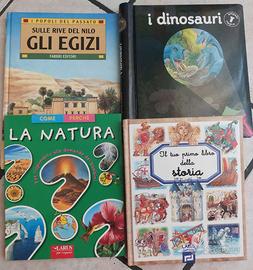 Libri per bambini-Dinosauri, Natura,Egizi e Storia