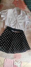 Camicetta e gonna taglia M