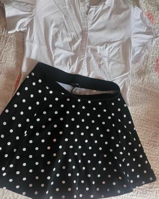 Camicetta e gonna taglia M