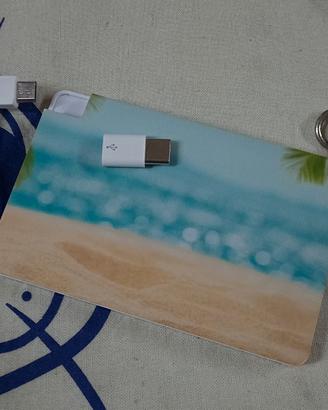 Power bank solare credit card