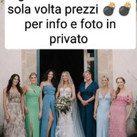 vestiti da donna per cerimonia tg 52 indossati una