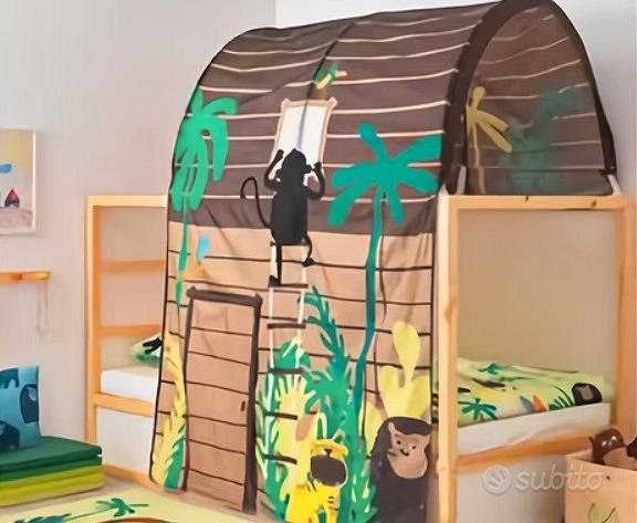 Ikea KURA tenda per letto giungla con porticina - Tutto per i bambini In  vendita a Trento