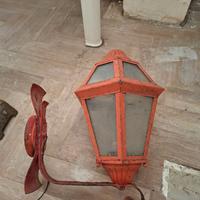 Lanterna a parete da esterno vintage